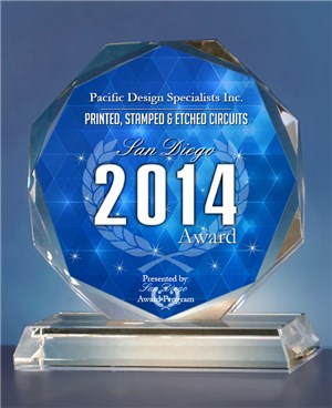 2014 San Diego Award Printed, Stamped & Etched Circuits